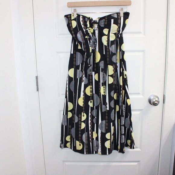 Seafolly Black and Yellow Swim Coverup - Picture 2 of 5